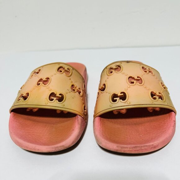 Gucci Womens Sz 36 Pink Slide Sandals - Picture 2 of 10